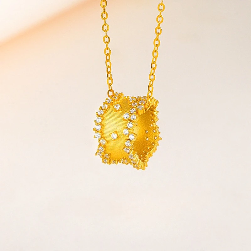 الكلاسيكية 18K الذهب اللون النجوم قليلا الخصر القلائد للنساء الزفاف المشاركة غرامة الزركون سلسلة مجوهرات هدايا