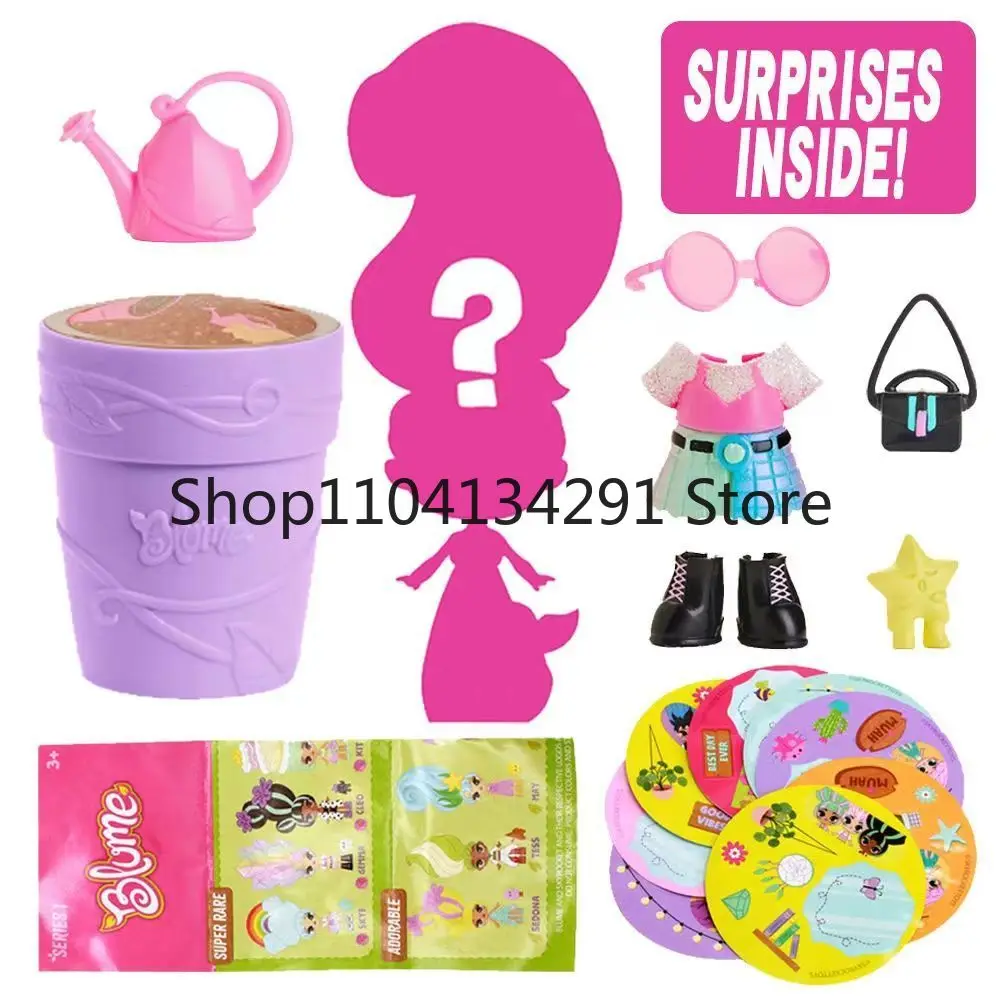 الأصلي بلوم دمية الجنية صندوق أعمى مفاجأة بلوم فتاة ماجيك زهرة وعاء دمية المياه لزهرة لعبة تمثال هدية عيد ميلاد