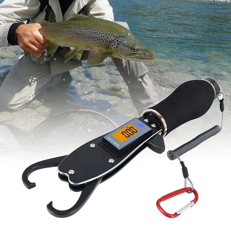 Fishing Lip Grip Portable With weighing digital fishing Gripper 360°Rotatable Fishing Grabber Tool Tackle Accessories