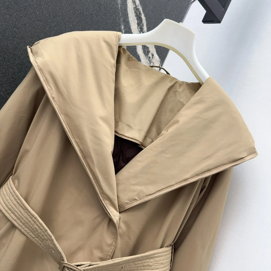 MaxM Long 90 Goose Down Hooded High Quality New Outerwears Women's Winter Coats & Jackets Thicken Warm Female Clothing Luxury