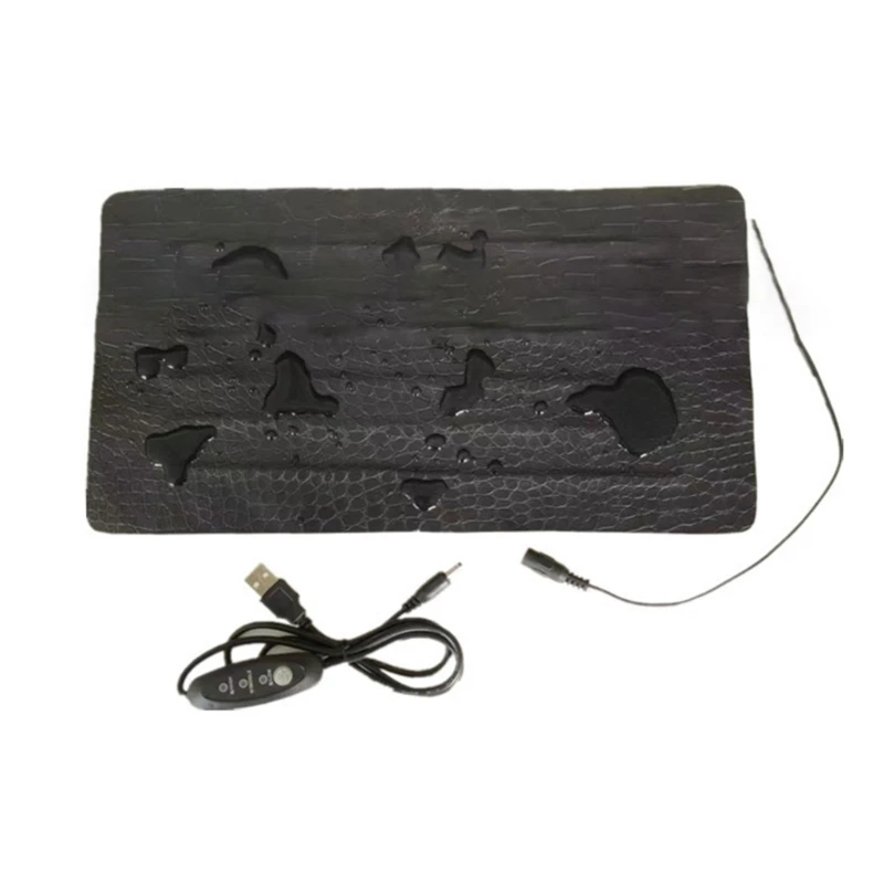  Adjustable Temperature Plant Heating Mats with USB Port Foldable Waterproof for Seedling Germination and Reptiles Tanks
