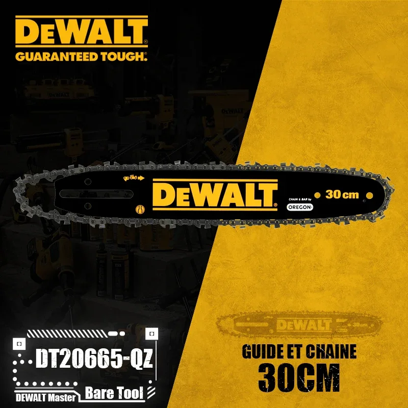 DEWALT DT20665-QZ Guide Et Chaine 30cm DT20660-QZ Guide Avec Chaine 40cm Pour Tronçonneuse For DCM565 DCM575