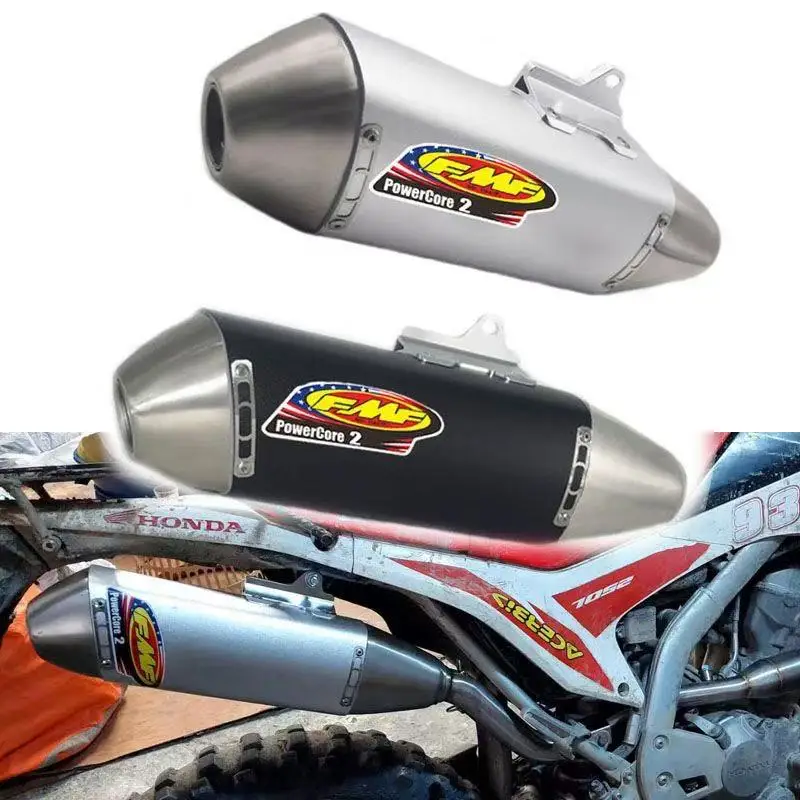 51mm Motorcycle Exhaust Muffler Pipe FMF 4T Escape Moto Dirt Bike Scooter Motocross Universal for KTM EXC CRF150 EXC WR450 RC390