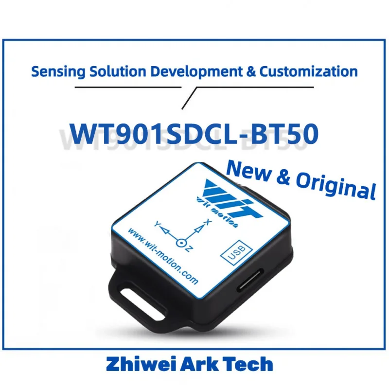 

Witmotion wt901sdcl 9-axis IMU: 0.05 ° precision sensor with Bluetooth 5.0/SD card for industrial IoT (ACC gyro Mag)