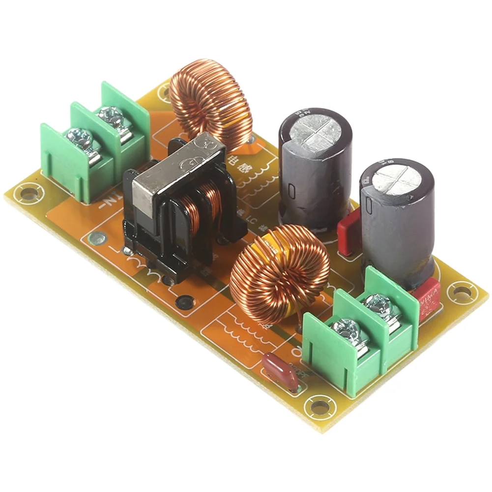 2A 4A 10A 20A DC LC Filter For EMI Electromagnetic Filtering 400Hz Wide Frequency Range Automotive Audio System Power Cleaner