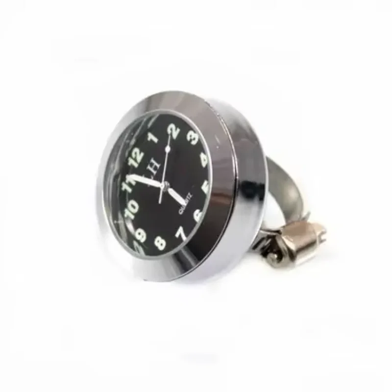 Motorcycle Waterproof Handlebar Glow Mount Clock Watch for Harley Honda Kawasaki Suzuki Yamaha with 7/8