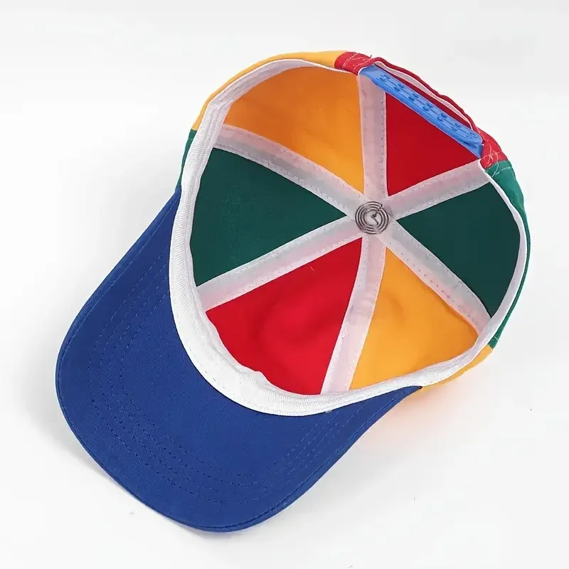 Creative Fun Detachable Adult Propeller Hat Baseball Cap Rainbow Hat Bamboo Dragonfly Blocked Duckbill Cap