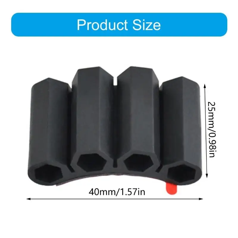 652F MultiPurpose Drill Bit Holder Retainer Compatible for Hexadecimal Screwdriver Bit And Power Drill Accessories Storage