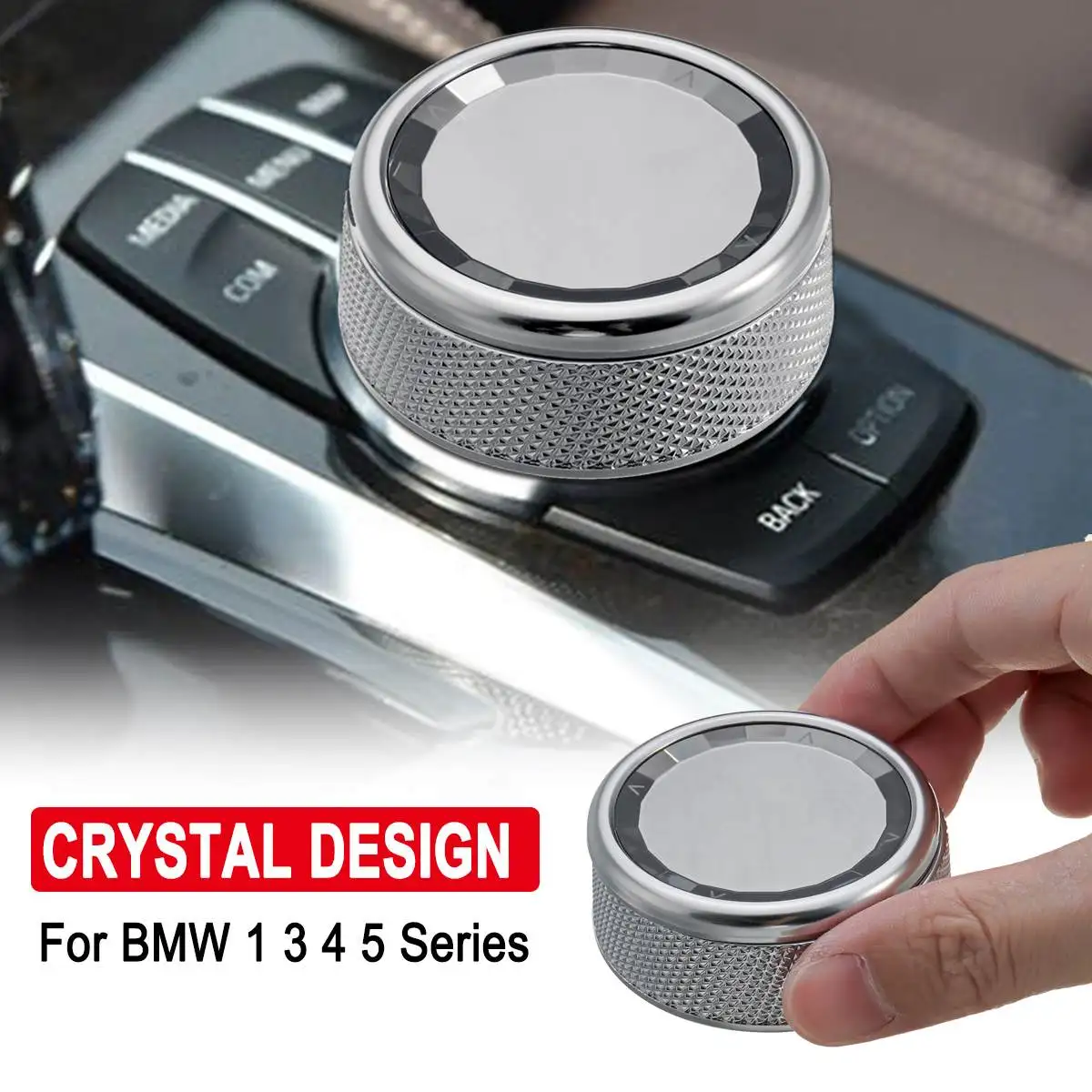 

Car Multimedia Button Knob Cover For BMW 1 3 4 5 Series F20 F21 F22 F23 F34 GT F32 F33 F30 F32 F10 F18 X3 F25 X5/F15 X6/F16