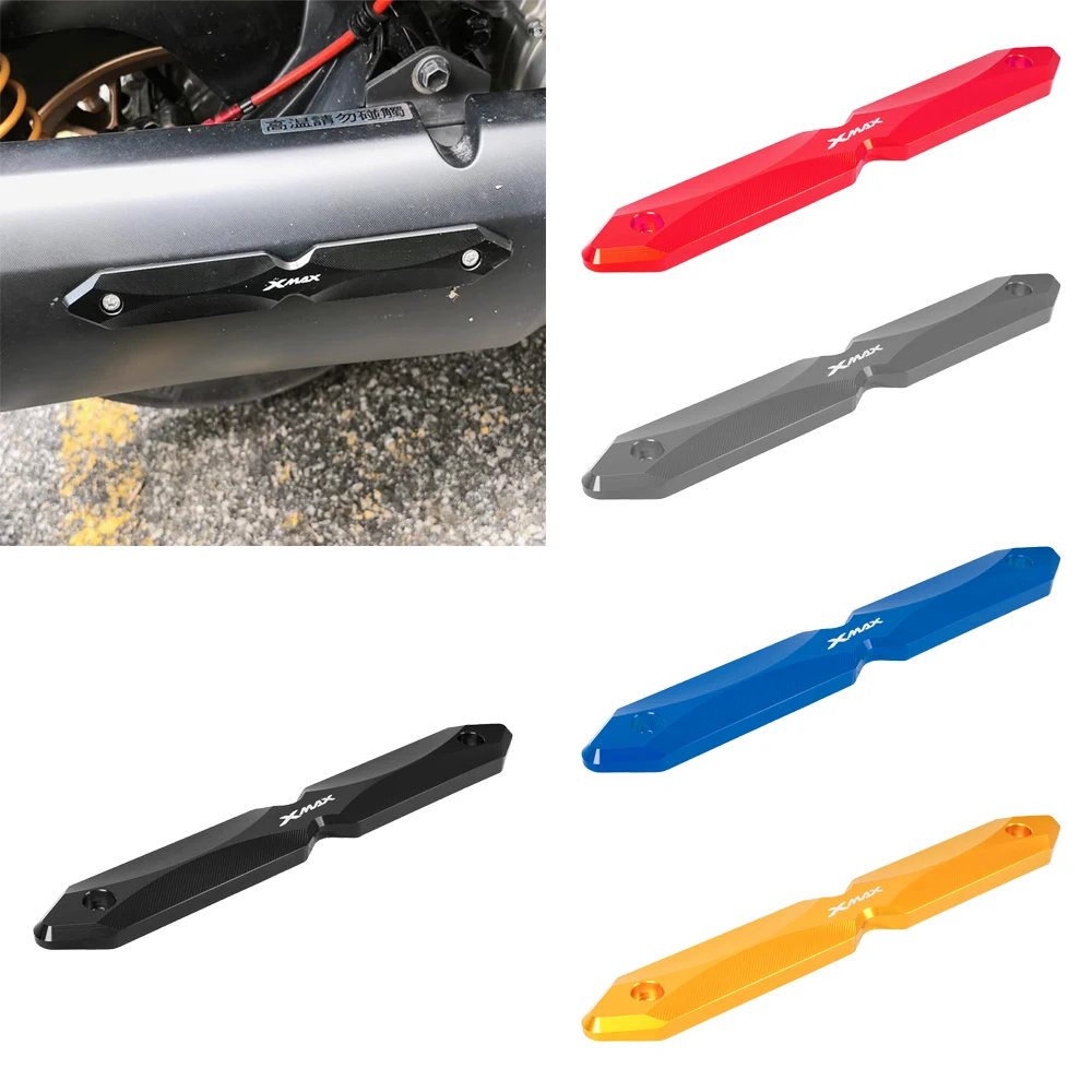 

Exhaust Pipe Heat Shield Cover Part Trim For Yamaha X-MAX 300 250 125 400 Tailpipe Strip Muffler End Cap Motorcycles Accessories