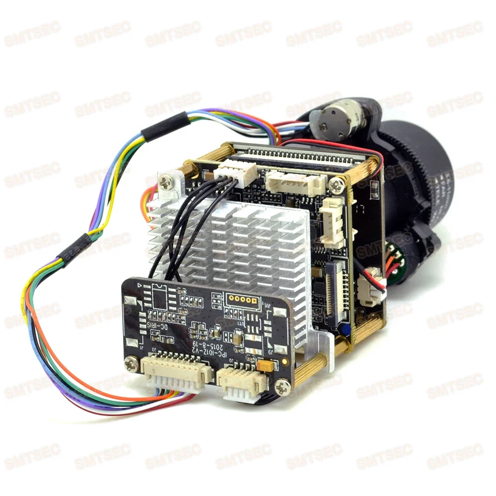 Smar Security SMTSEC SIP-E274KPML-3611 CCTV IP camera module PCB with fan cooler Motorized 3.6-11mm lens for Video surveiilance