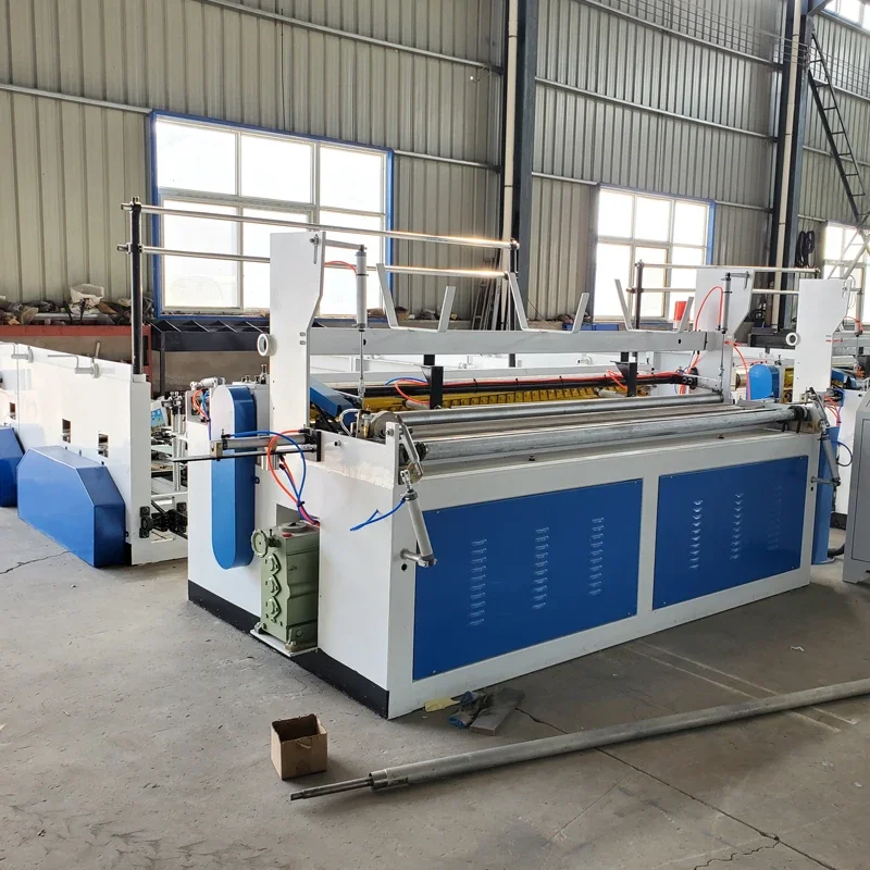 Fully Automatic Toilet Paper Rewinding Machine Production Line Toilet Tissue Paper Making Machine Slitting and Rewinding Machine
