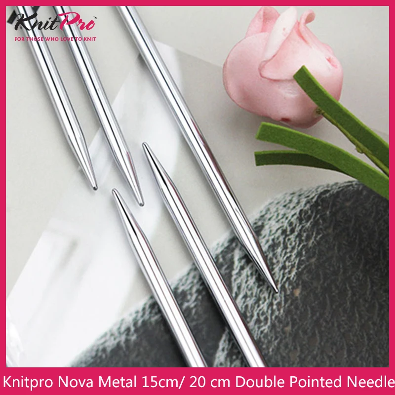 Knitpro Nova Metal 15cm/20 cm Double Pointed Knitting Needle