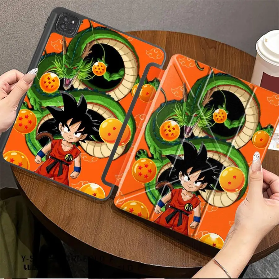 

Чехол-подставка для планшета с изображением Гоку из Dragon Ball для iPad Air 4, 5, M3, M2, 1, 2, M4, 11 дюймов, Mini 6, 7, Pro 11, 10, 9, 8, 7