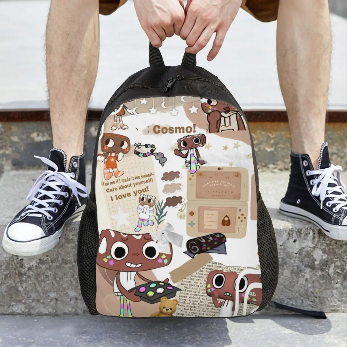 

Подростковый рюкзак Game Dandy's World, прочный студенческий походный дорожный рюкзак для мужчин и женщин, сумка на плечо для ноутбука и компьютера