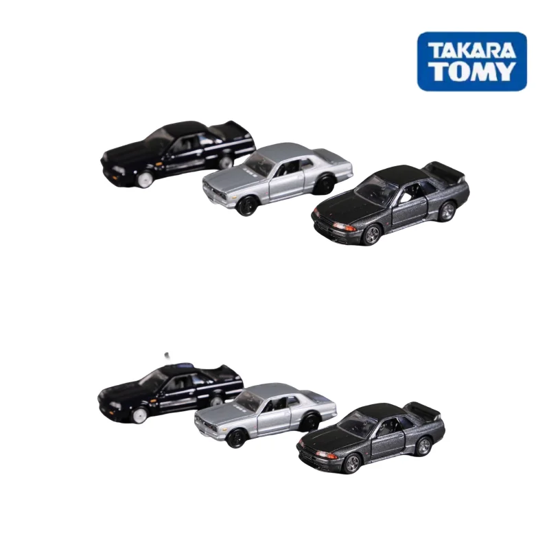 TAKARA TOMY Black Box TP04 34 26 Nissan GTR R32 SKYLINE alloy model, boys' collection of display toys, children's holiday gifts.