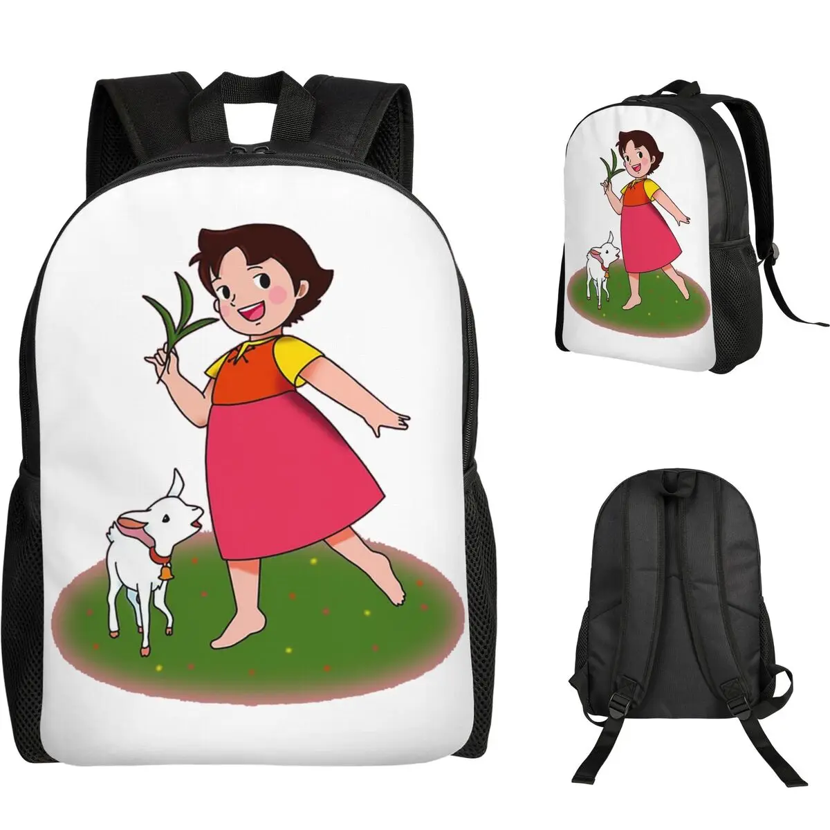 

Heidi мультфильм 70-х годов студенческий рюкзак школьная сумка походный дорожный рюкзак для мальчиков и девочек модная сумка для книг сумки на плечо