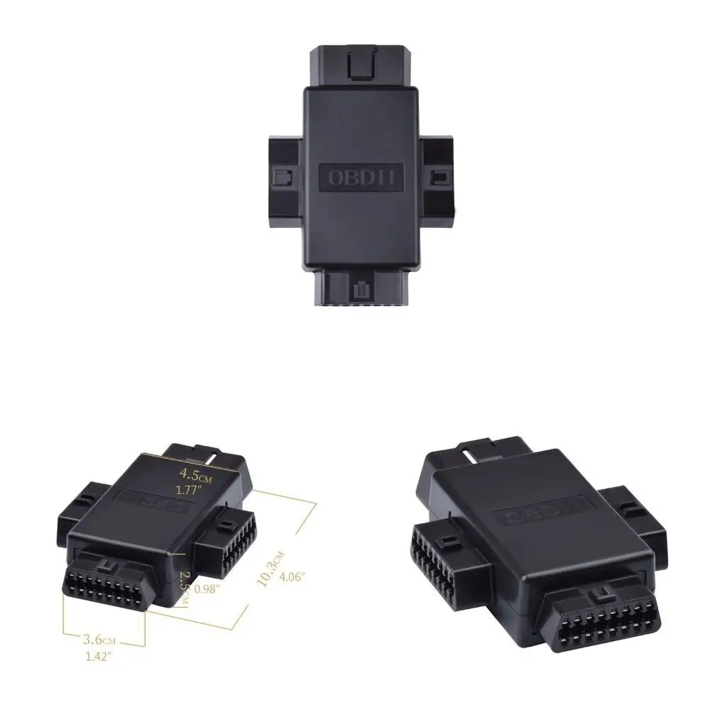 Connector Plug 1 Male To 3 Female Multi-function Diagnostic Cables Tool Adapter