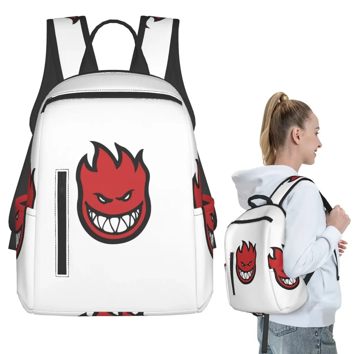 Spitfire Skate Backpack Student BookBag Kids School Bag Computer Shoulder Bags Men Women