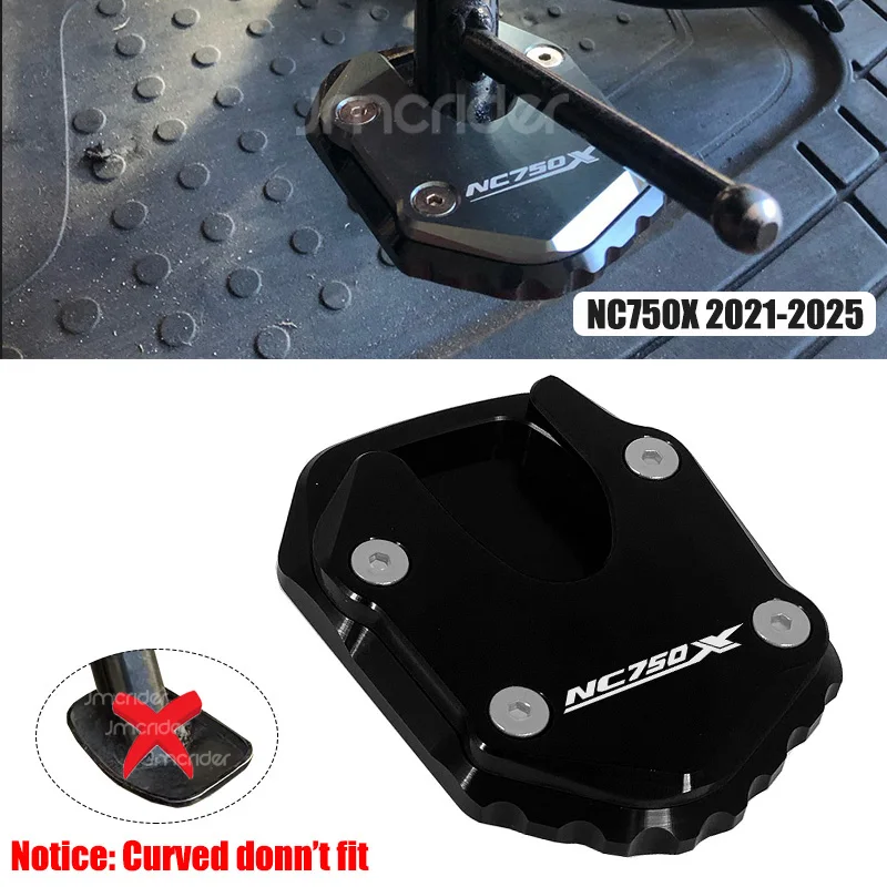 Fit Für HONDA NC750X NC 750X NC750 X 2021-2023 2024 2025 CNC Motorrad Ständer Seite Stehen Verlängerung pad Enlarger Platte