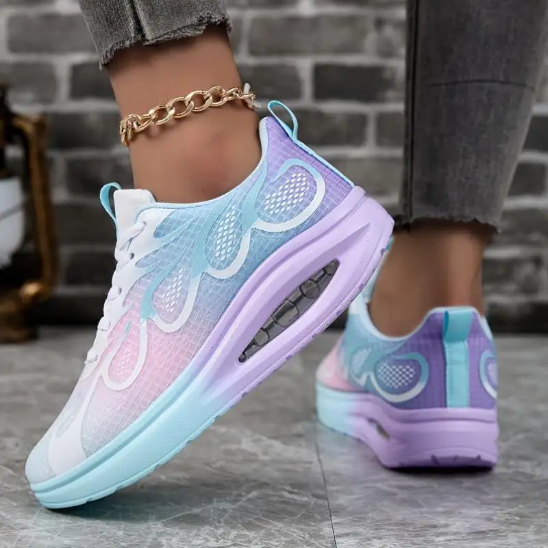 

Новые осенние женские спортивные кроссовки: легкие, дышащие, удобные для бега и ходьбы, однотонные