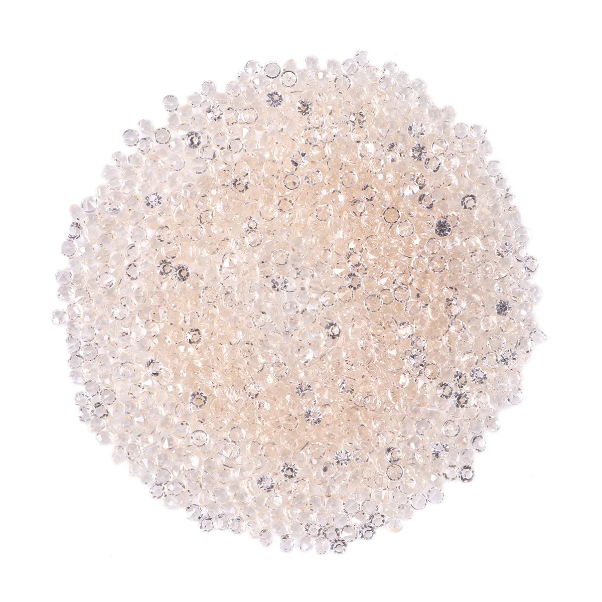 1000 pçs 3mm strass acrílico cor brilhante artesanato cristal para diy arte do prego caso de telefone festa de casamento vaso enchimento decoração casa