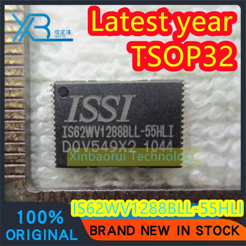 (4/20pieces) IS62WV1288BLL-55HLI S62WV1288BLL TSOP32 Static Random Access Memory Chip SRAM 100% Brand New Good Quality Original