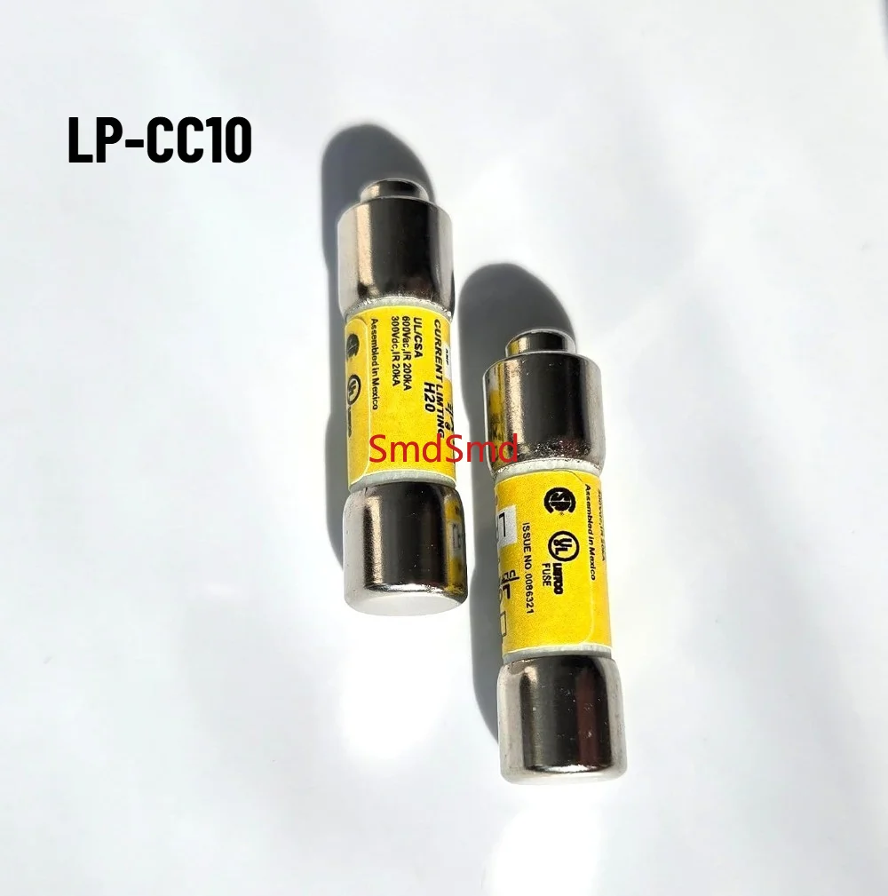 10PCS LP-CC10 Fuse, 10A 600VAC Class CC Current Limiting Time Delay Fuse Brand New Original Box