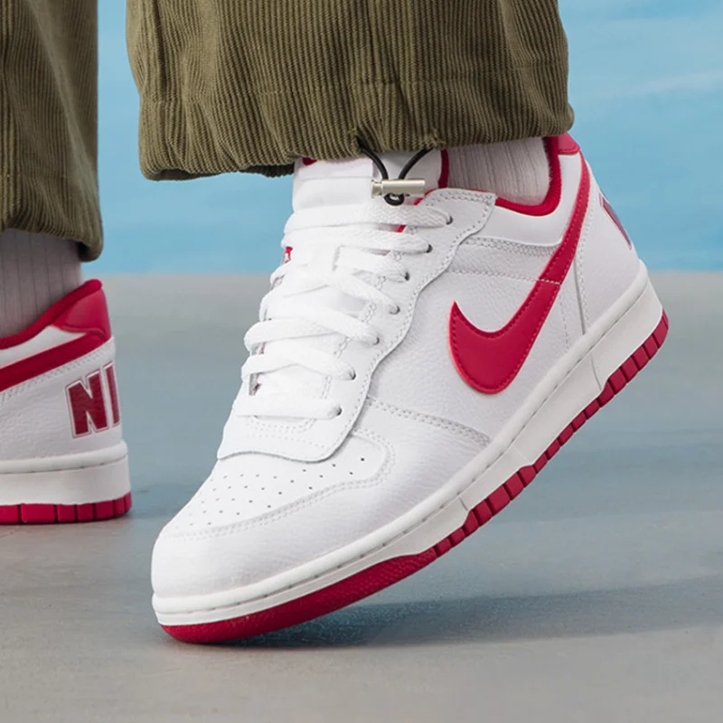 Nike Big Nike Low Men's Low-Top Skate Shoes Breathable Wear-Resistant Casual Sneakers 355152-150