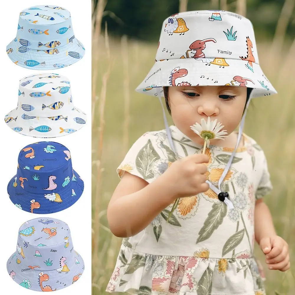 Summer Baby Sun Hat Baby Sun Hat for Girls and Boys Outdoor Neck Ear Cover Anti UV Kids Beach Caps Bucket Cap