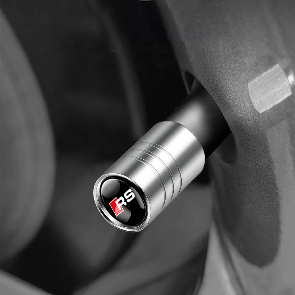 Auto-Emblem Radventilkappen Reifenluftventilabdeckungen Zubehör für Audi OOOO SLINE A3 A4 A5 A6 A7 A8 Q2 Q3 Q4 Q5 Q6 Q7 RS S TT – Detail 8