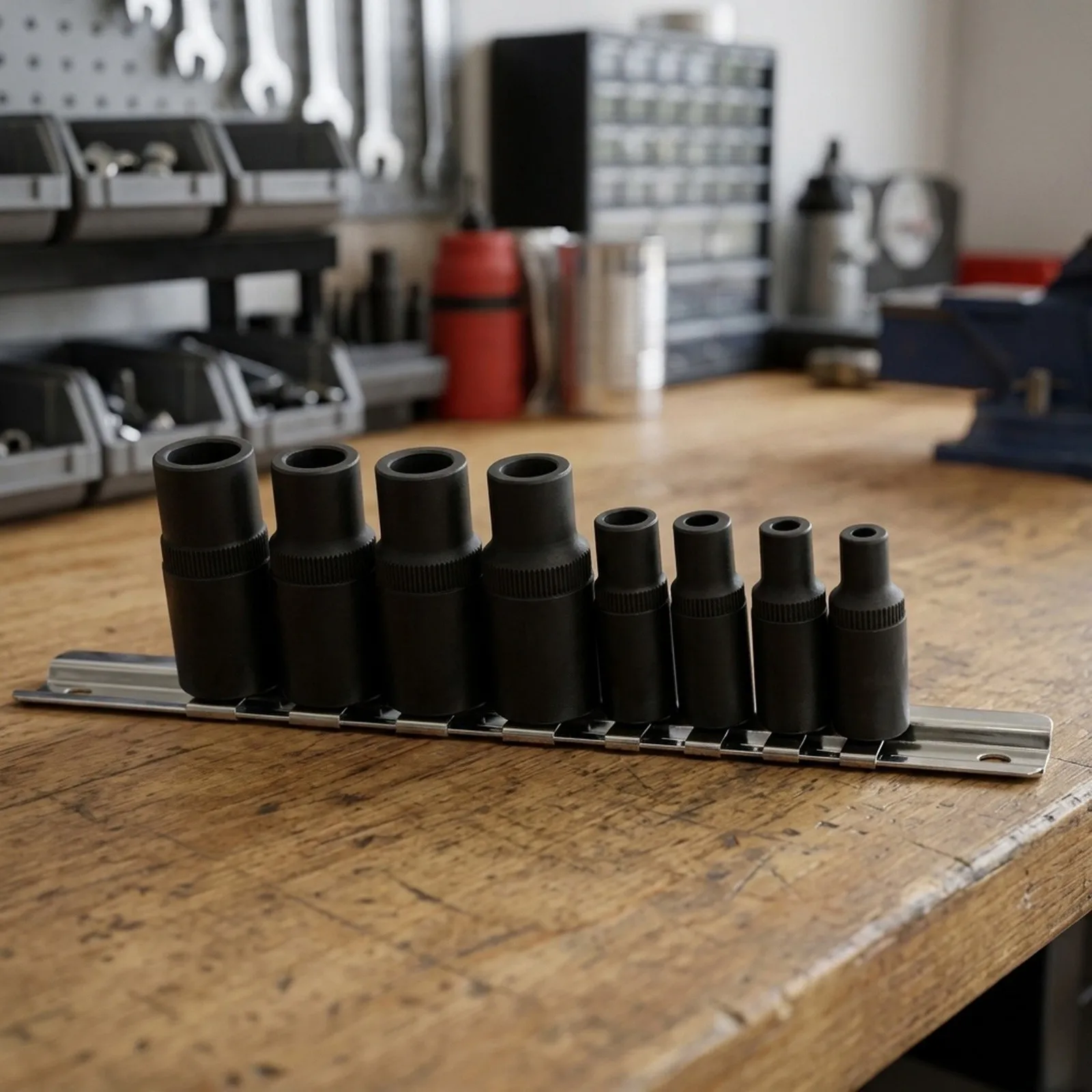 Rethreading Tools Tap Socket Set 1 4 Inch Drive Socket 3 8 Inch Drive Socket Restricted for access Design Pack Of 8