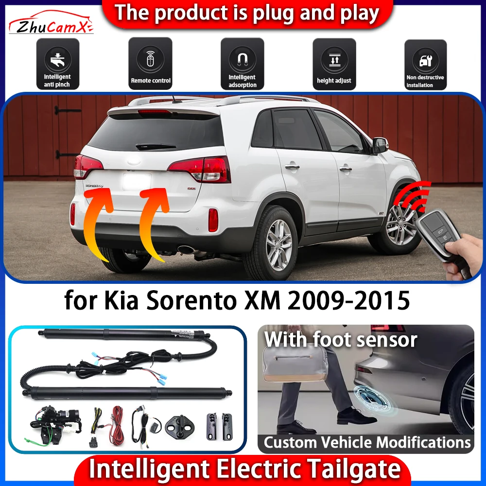 

ZhuCamX Smart Powered Tailgate System for Kia Sorento XM 2009-2015 Automatic Intelligent Electric Trunk Lift Control Kit