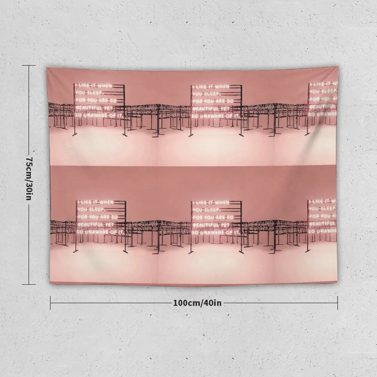 THE 1975 - I like it when you sleep for you are so beautiful yet so unaware of it. Tapestry House Decor Home Decorating Tapestry