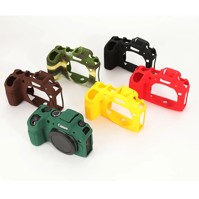 Silicone Camera Bag Suitable for Canon EOS 1300D/1500D/2000D Protective Case Soft Shell Shockproof Scratch-Resistant