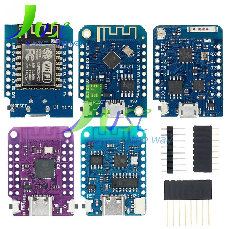 Micro USB/Type-C USB WeMos D1 Mini PRO V3.0.0 V4.0.0 ESP32 S2 MINI WIFI Development Board NodeMCU Lua IOT Board 3.3V With Pins