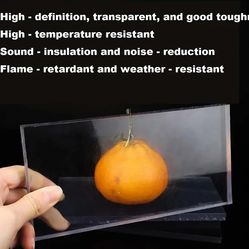 High Temp Resistant Clear PC Endurance Sheet Polycarbonate Transparent Board