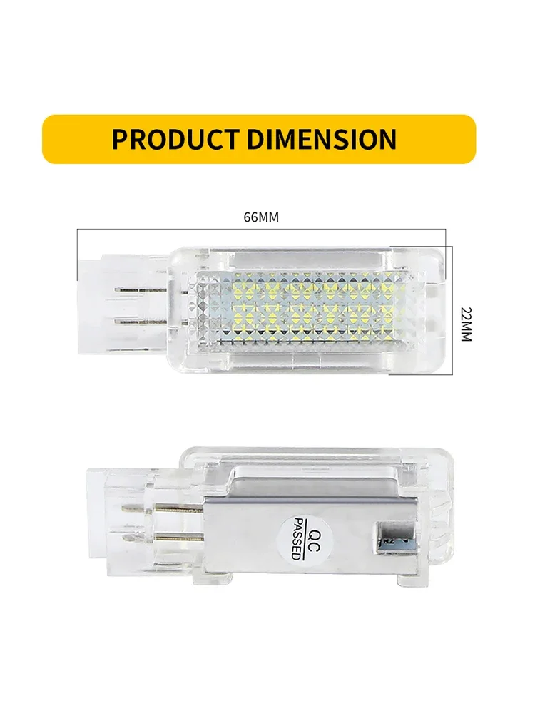 2 قطعة LED أضواء ترحيب الباب لمرسيدس W203 W209 W240 R199 Canbus تحت الباب أضواء مجاملة السيارات الداخلية البركة دخول مصباح