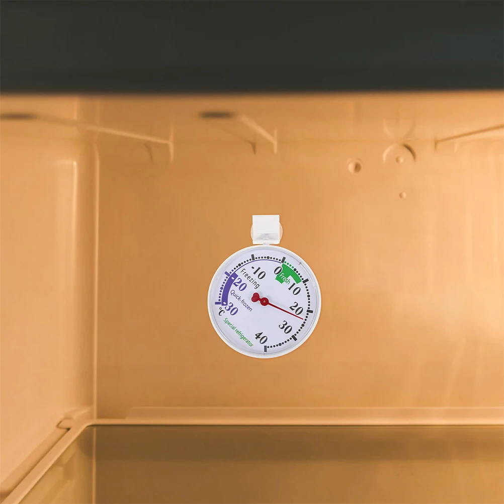 

2 pcs Refrigerator Thermometer Freezer Temperature Monitor Dual Function Easy Read Display Household Refrigeration Equipment