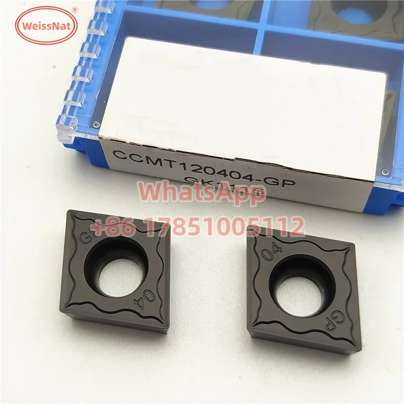 Imagem -05 - Inserções Ccmt para Inserção de Carboneto Ccmt060204 Ccmt060208 Ccmt09t302 Ccmt09t304 Ccmt120408 Gp1225 Gm1125 Gk1115 Gm3220 Gm3225 Gp91tf