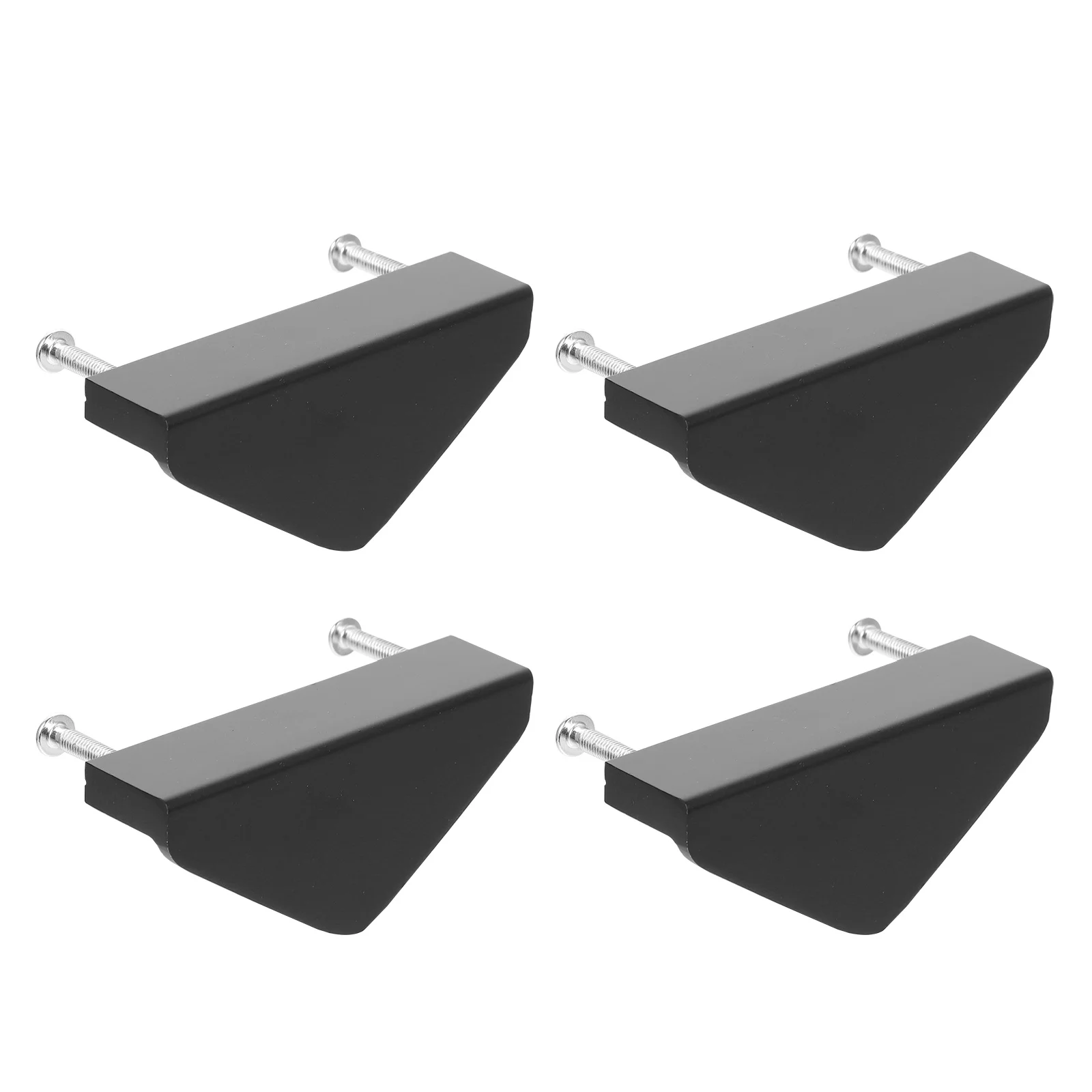 

4 Pcs Triangular Handle Drawer Knobs Kitchen Handles for Cabinet Cupboard Drawers Furniture Wardrobe Triangle Household