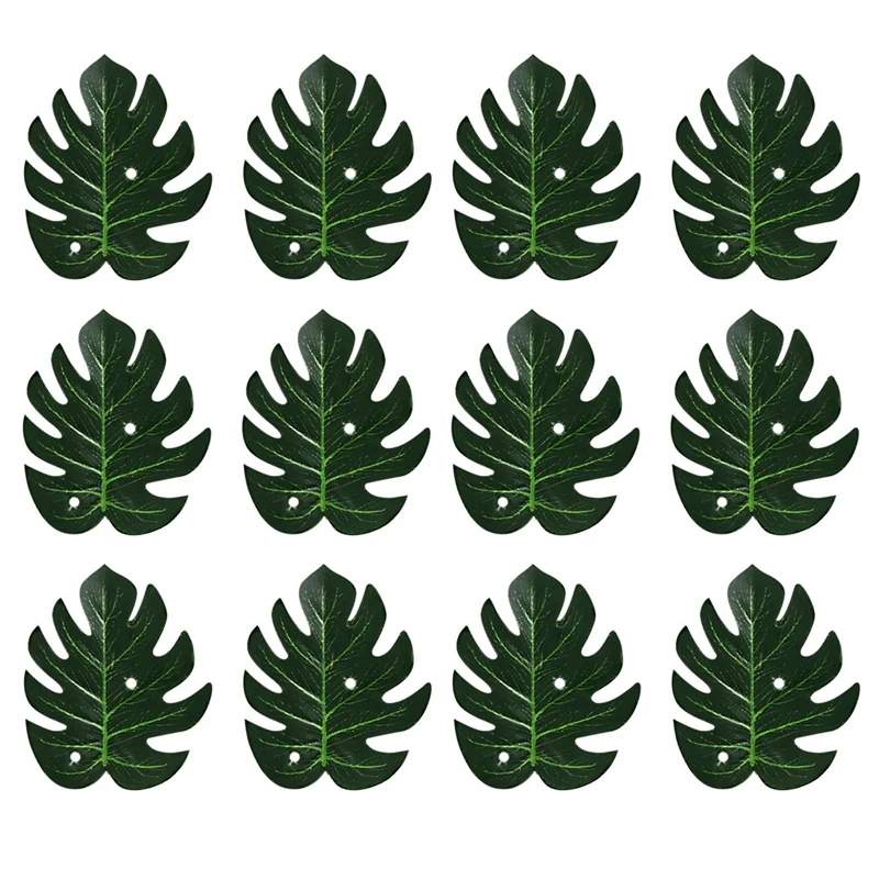 Artificial Tropical Palm Leaves Jungle Party Decoration Animal Summer Hawaiian Wedding Home Table Decor S Durable Easy To Use