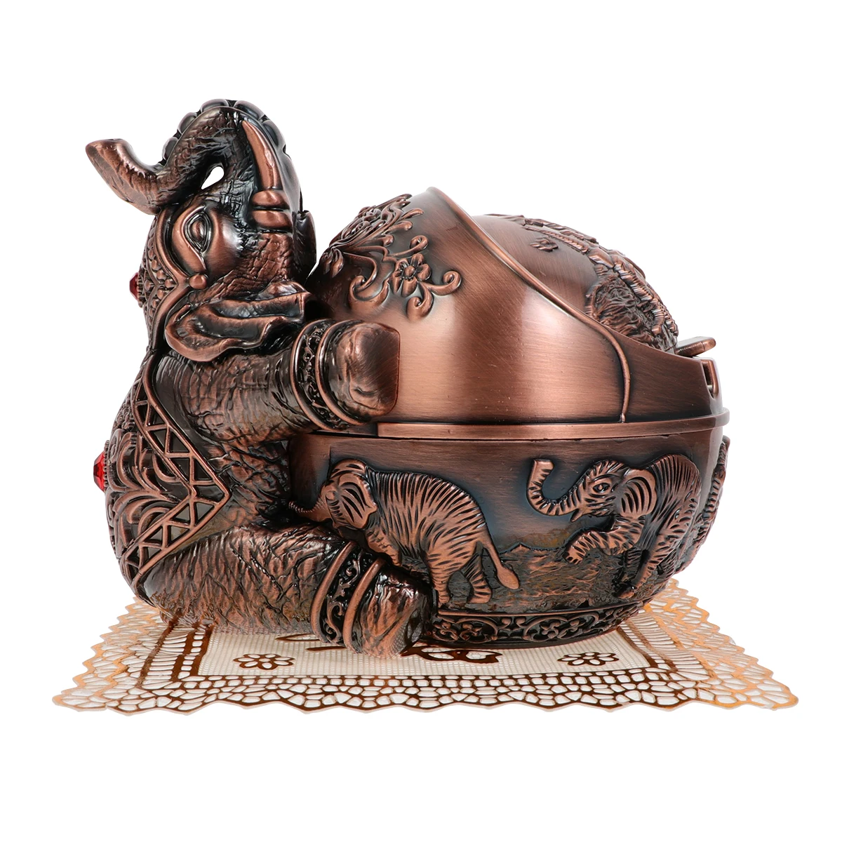 

Metal Ashtray Simple Practical Home Office Decoration Smoke Ash Cigarette Butt Container Creative Desk Accessory