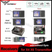 DUMBORC P6FG P6F X6DC X6DCG BL3F(G) 6CH 6 Channel Receivers Gyro for X6 X4 Transmitter Remote Controller RC Car Light Control