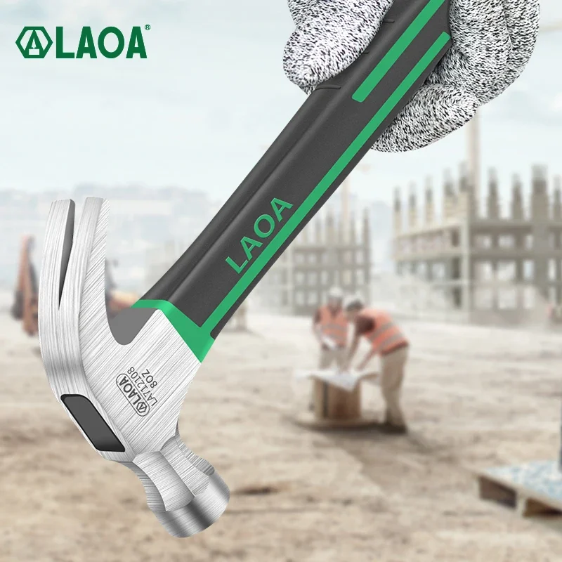 LAOA Hammer Woodworking Hammer Percussion Tool Small Multifunctional Claw Hammer Nail Hammer Claw hammer