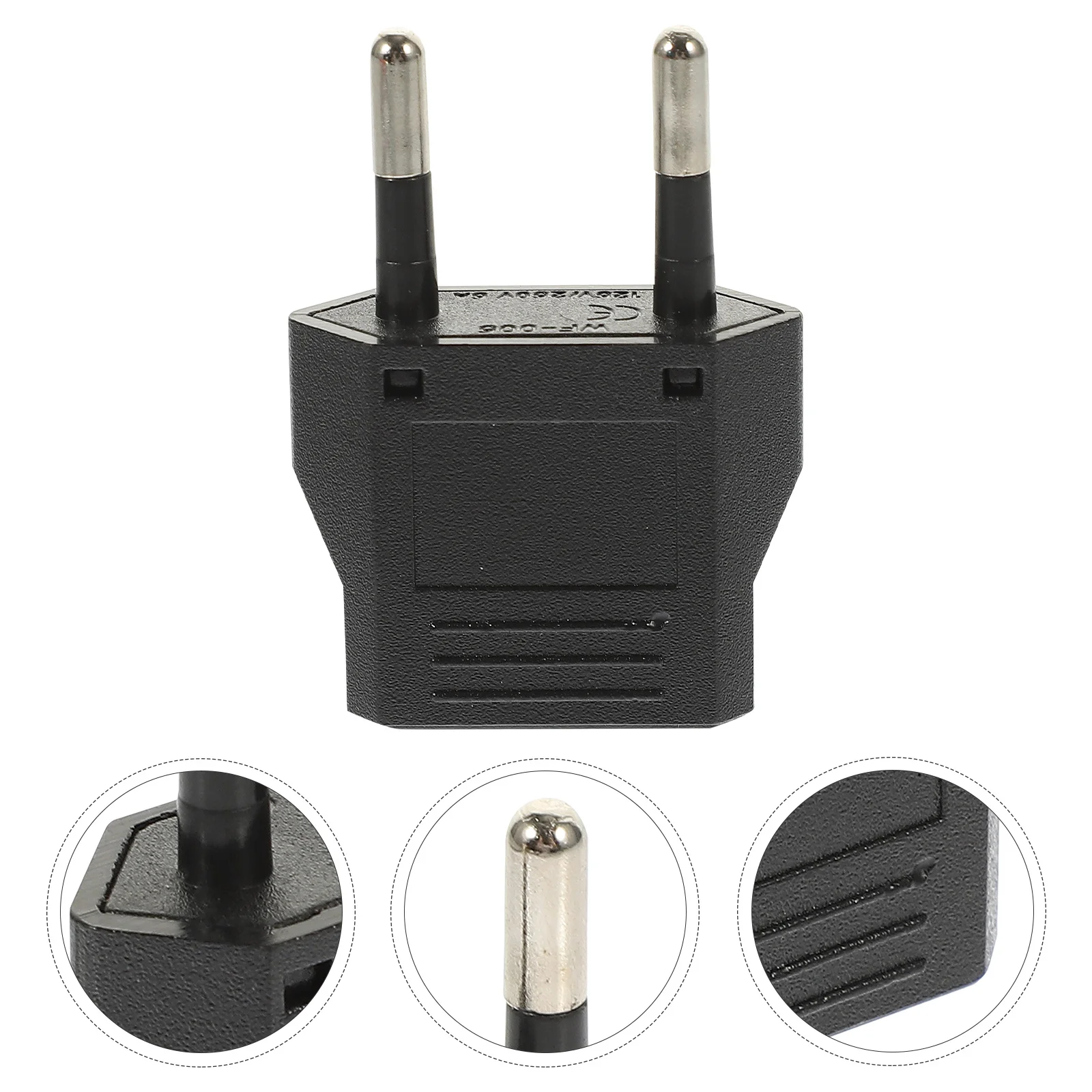 

Multi-Function European To Us Adapter 6A Universal Converter Copper Material Portable Outlet Extender Wall Power