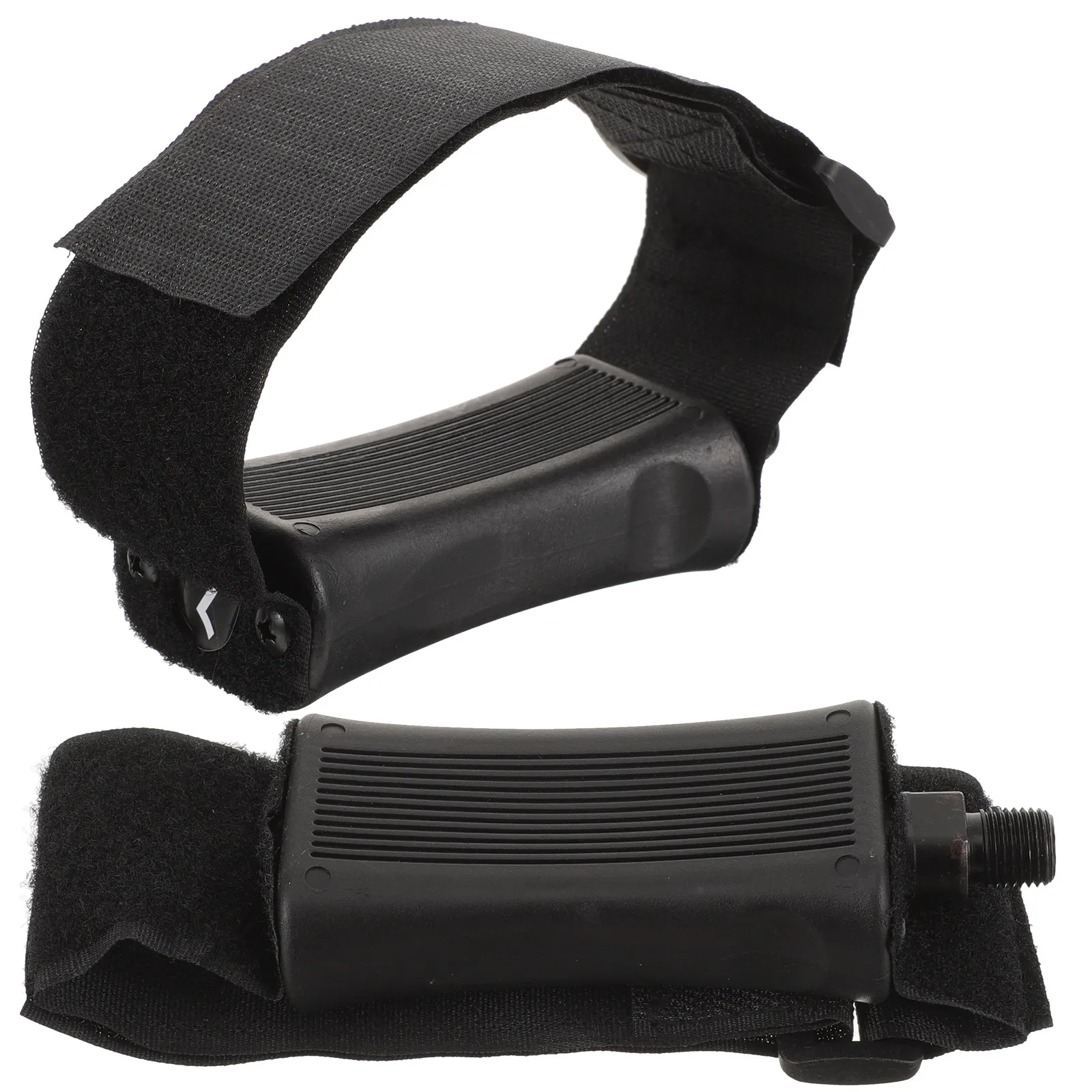 

1Pair Durable Nonslip Bicycle Pedals Wide Stepping Area Lightweight Plastic and Sticky Band Material for Indoor Cycling