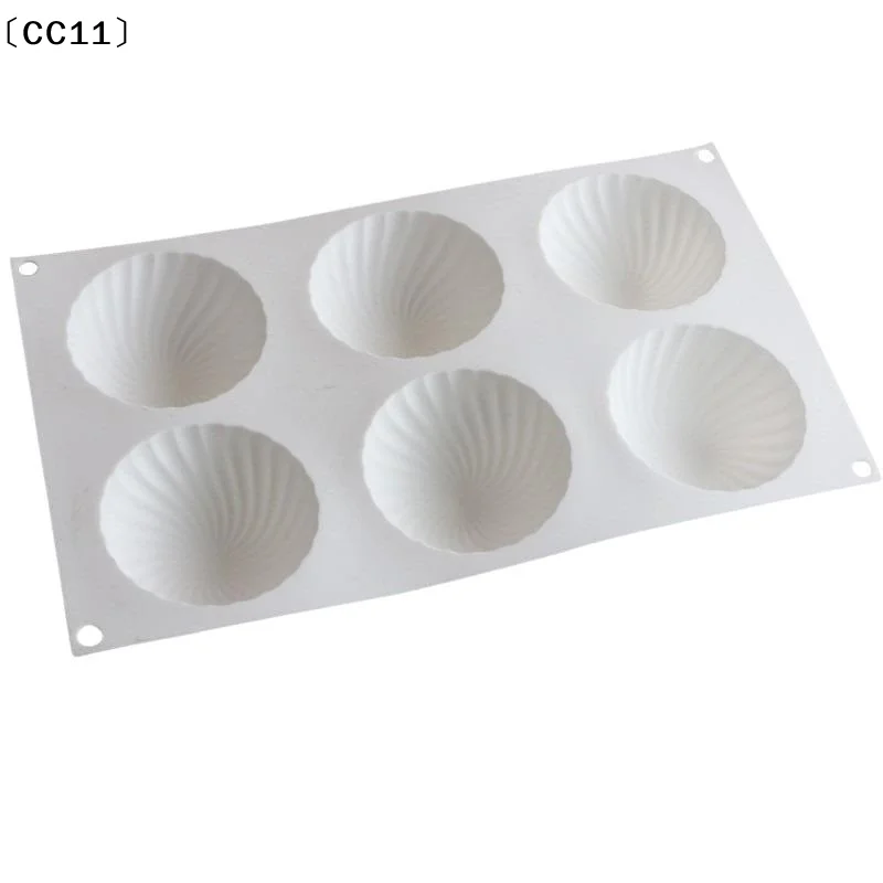 6 Cavity Semi Round Silicone Mousse Chocolate Mold Half Ball Cake Tray Silicon Dome Baking Moulds Pudding Candy Jelly Tool〔CC11〕 view 5