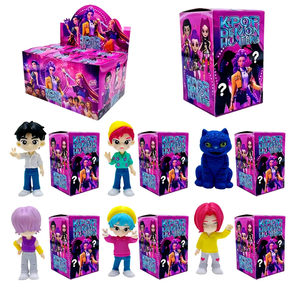 Anime KPop diable chasseur poupée Rumi Mira Zoi 2025 personnage chaud masque en vinyle boîte aveugle ornement jouet pour cadeau de noël