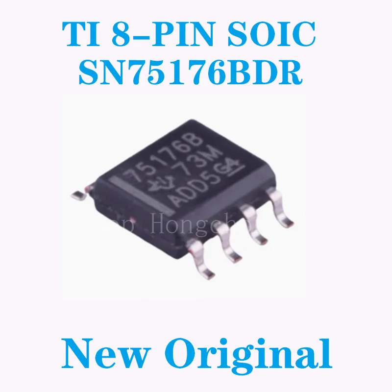 SN75176BDR SN75176 75176B TI Single Transmitter/Receiver RS-422/RS-485 8-Pin SOIC Electronic components IC 100pcs New Original